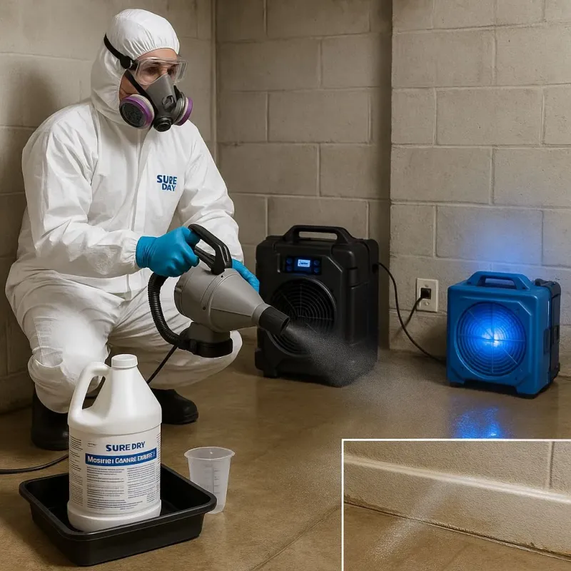 Sanitization and Odor Removal process in Round Lake Beach, IL