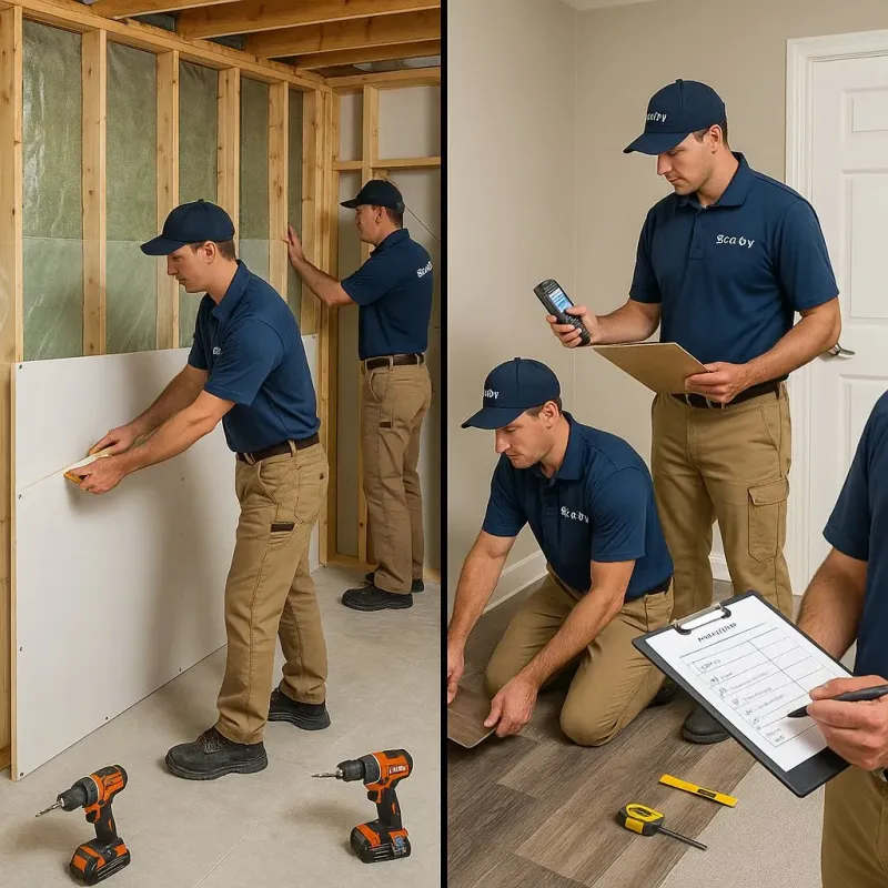 Repairs and Reconstruction process in Round Lake Beach, IL