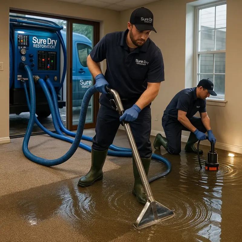 Water Extraction and Removal process in Round Lake Beach, IL